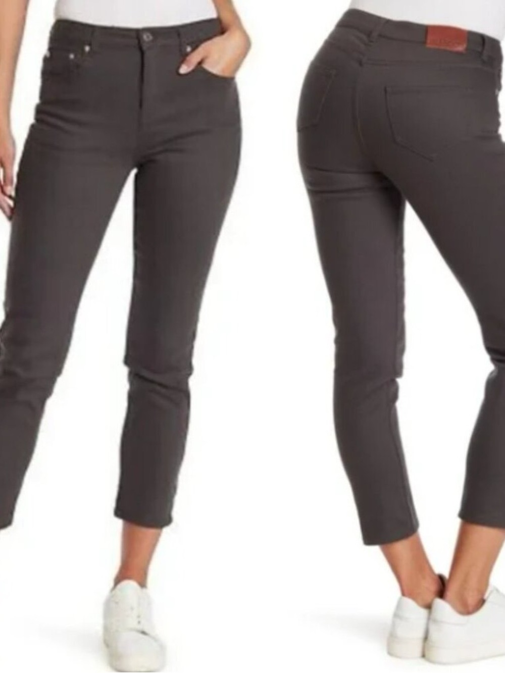Thakoon Jeans Womens Slate Gray Classic Cropped